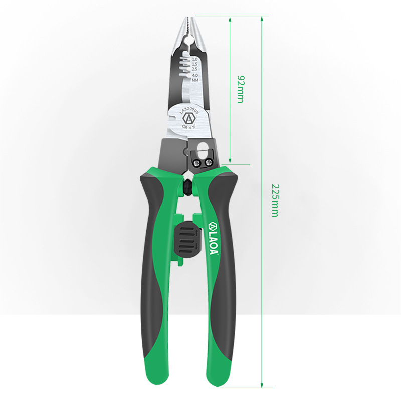Main product image of Chrome Vanadium Steel Needle Nose Pliers, Wire Stripper, Cable Cutter