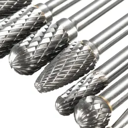 Product image of 8-Piece Double-Groove Cemented Carbide Rotary File Set