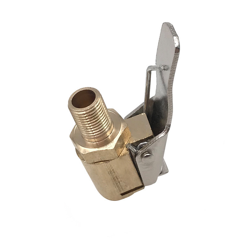 Main product image of 8mm Brass Air Pump Tire Valve Adapter Connector Clip