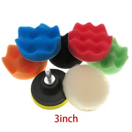 Product image of 3 Inch 7-Piece Automotive Polishing Sponge Pad Set