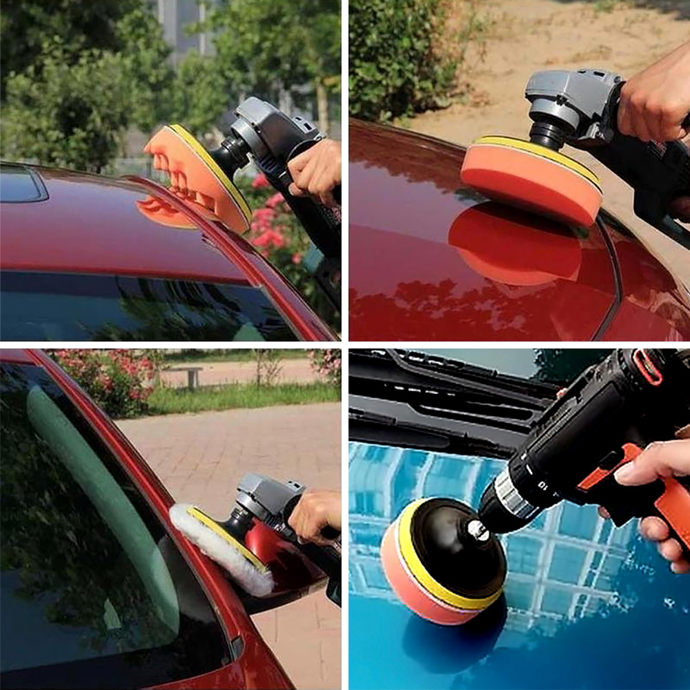 Main product image of Automotive Polishing Pads: Wool, Flat Sponge, Wave Sponge