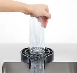 Product image of High Pressure Stainless Steel Blade Glass Washer, Black ABS Base, US 9/16