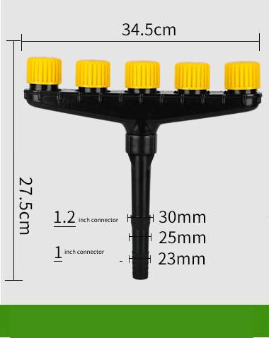Main product image of Multi-head Fine Spray Header Nozzle for Garden and Vegetable Watering