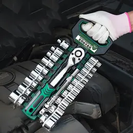 Product image of Socket and Ratchet Wrench Set for Mechanical Applications