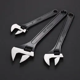 Product image of Adjustable Wrench, Stainless Steel, Open-End