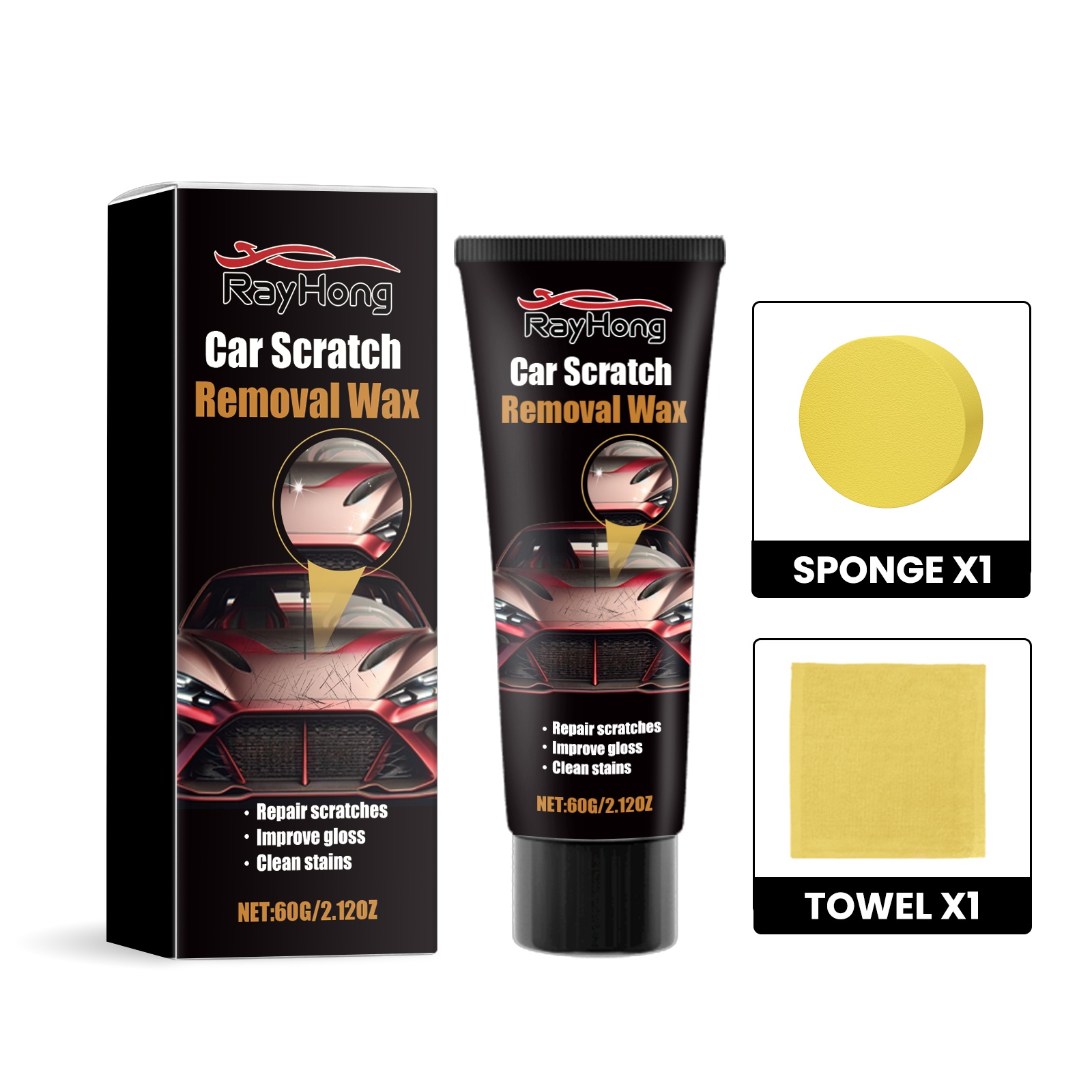 Main product image of Automotive Vehicle Surface Scratch Removal Wax