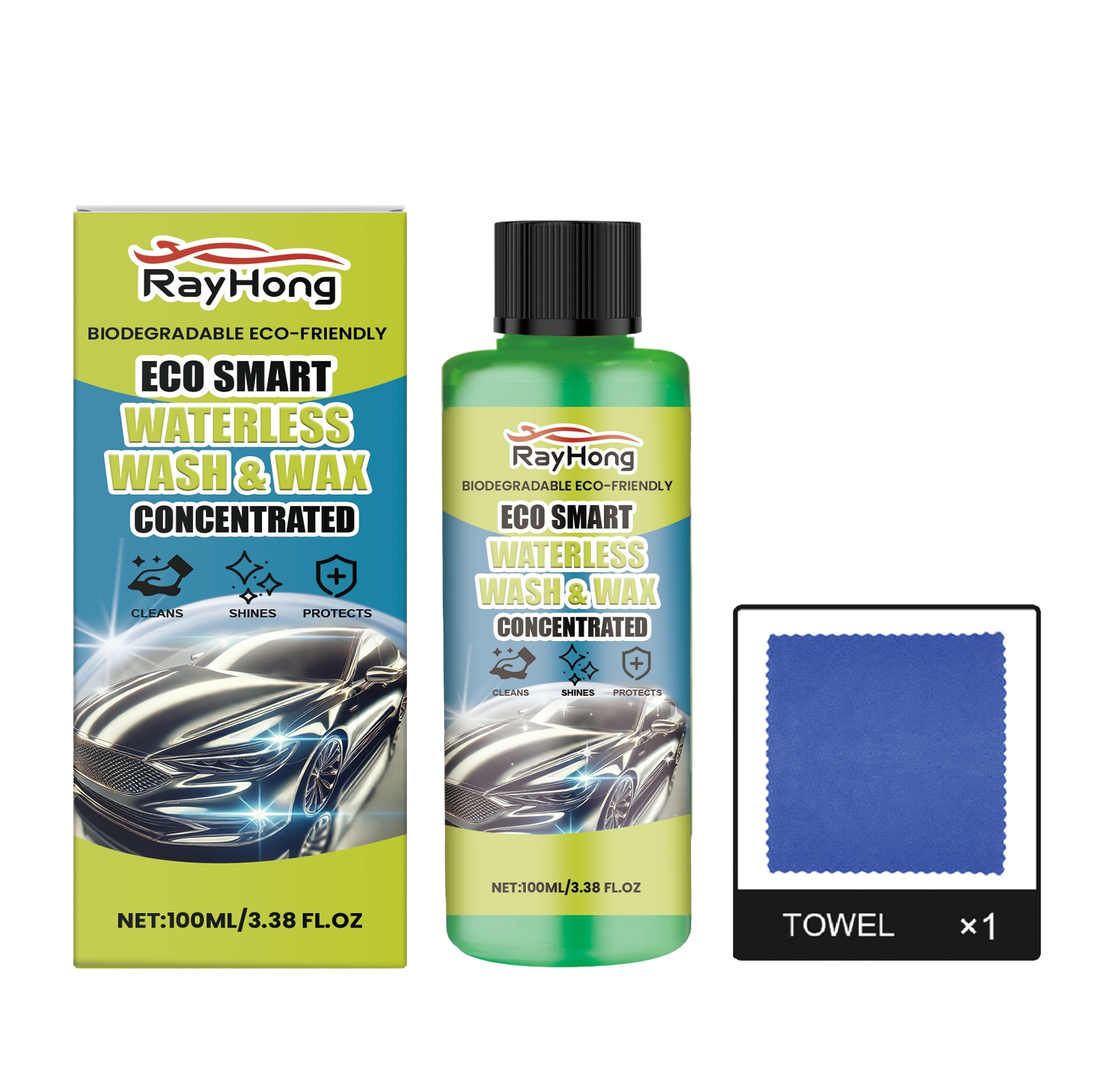 Main product image of Automotive Waterless Car Wash and Detailing Kit
