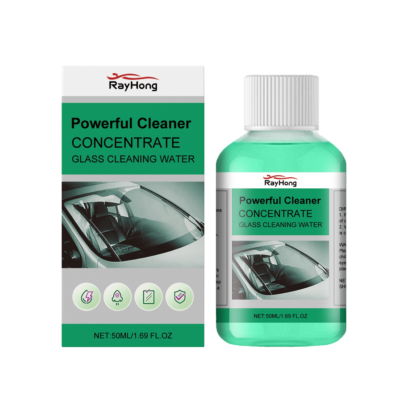 Main product image of Automotive Oil Film Cleaner for Windshields and Glass Surfaces