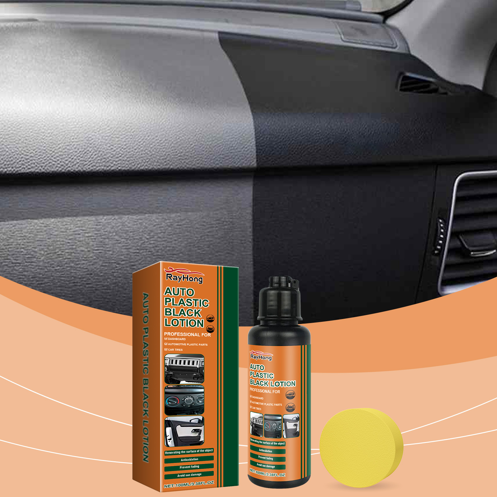 Main product image of Automotive Black Plastic Polishing Paste