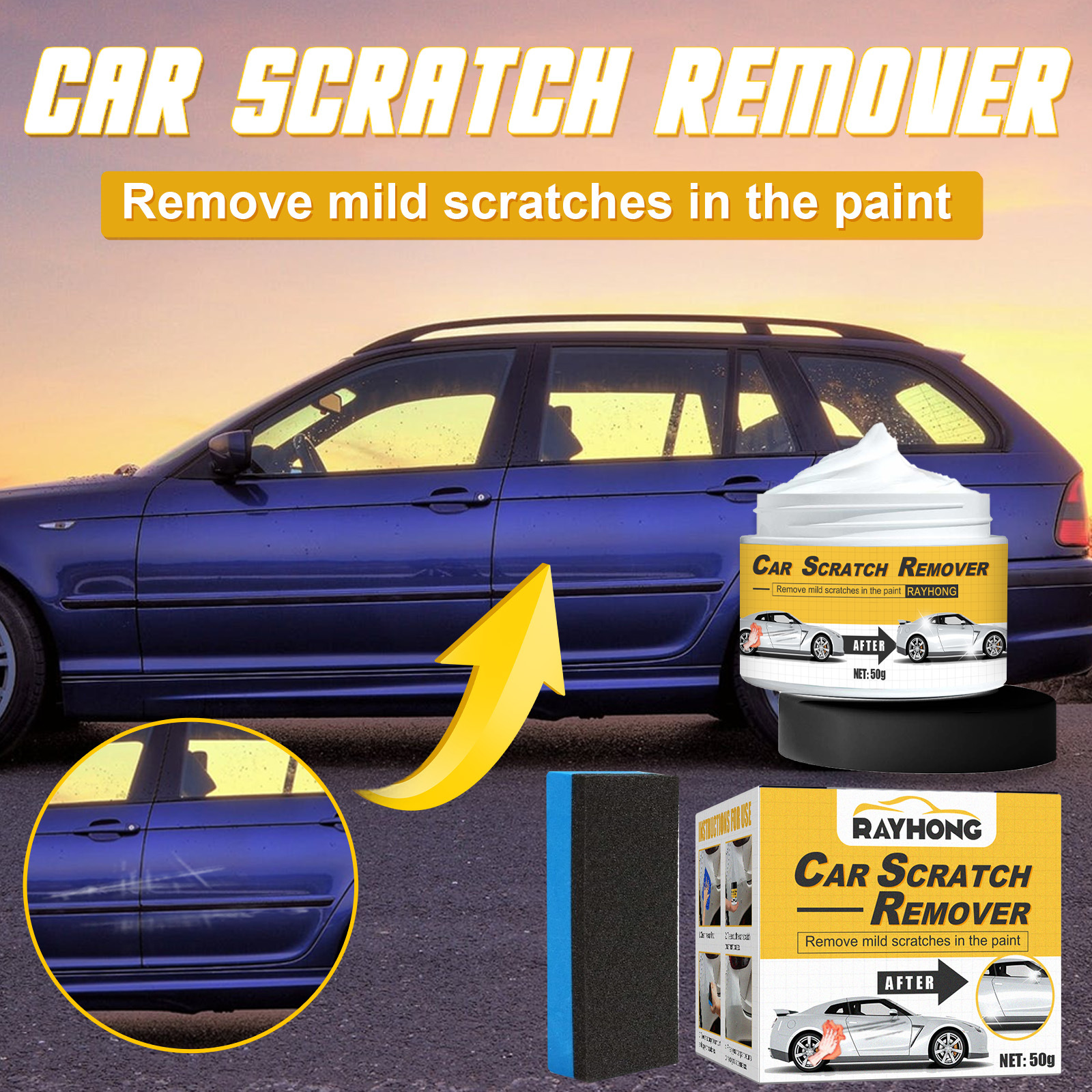 Main product image of Automotive Paint Scratch Repair Paste for Surface Blemishes