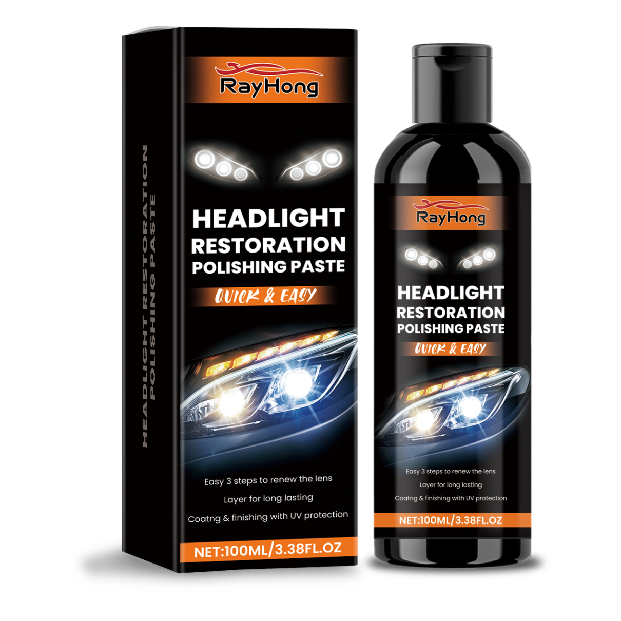 Main product image of Automotive Headlight Lens Restoration and Polishing Compound