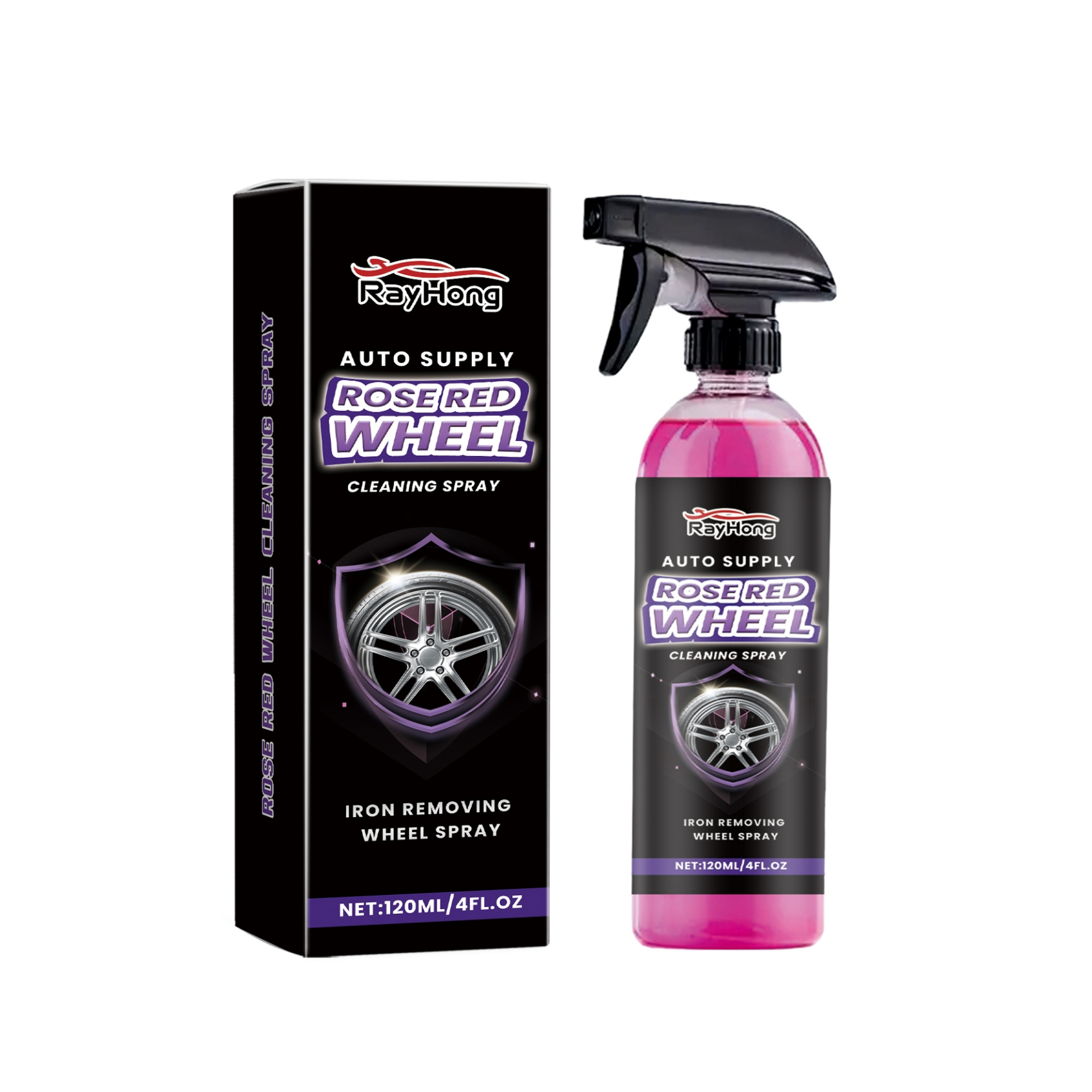 Main product image of Automotive Tire Cleaning Spray for Vehicle Wheel Maintenance