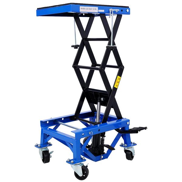 Main product image of 300 lb Hydraulic Motorcycle Scissor Jack, Blue