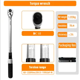Product image of Adjustable Torque Wrench for Medium to High Torque Applications