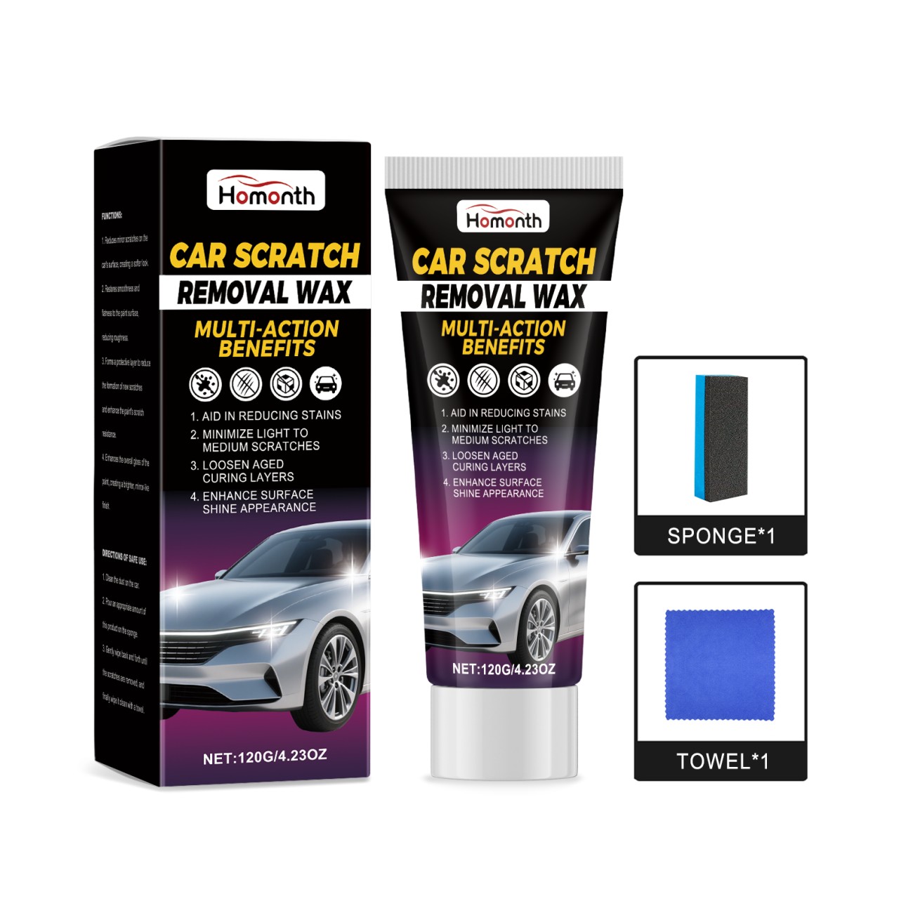 Main product image of Automotive Scratch Repair and Surface Restoration Kit