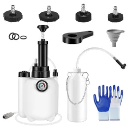 Product image of 3L Manual Brake Bleeder Kit, Vacuum Pump, 1L Waste Bottle, 4 Adapters