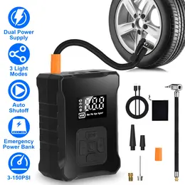 Product image of 150PSI Cordless Digital Tire Inflator with LED Light & Power Bank
