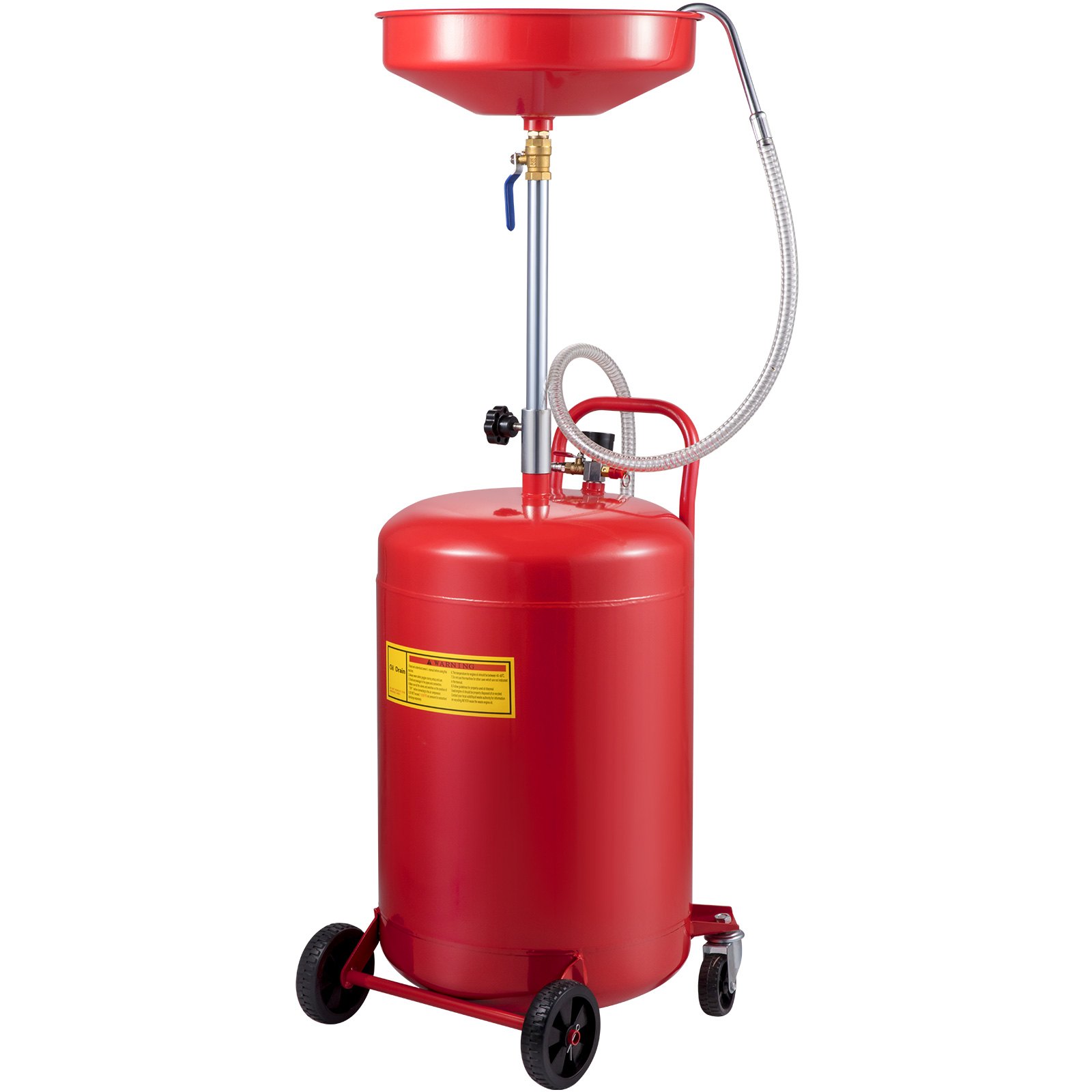 Main product image of 80 L Air-Operated Waste Oil Drain Tank, Wheeled, Adjustable Funnel