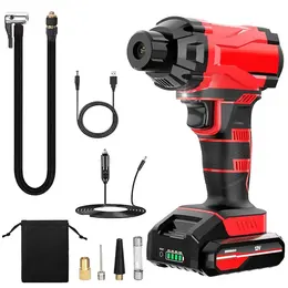 Product image of 150PSI 6000mAh 12V Cordless Electric Air Compressor with LED Light