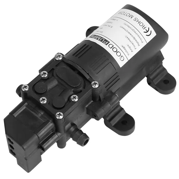 Main product image of 12V Self-Priming Diaphragm Sprayer Pump, 123 PSI, 100W, 5.5 L/Min