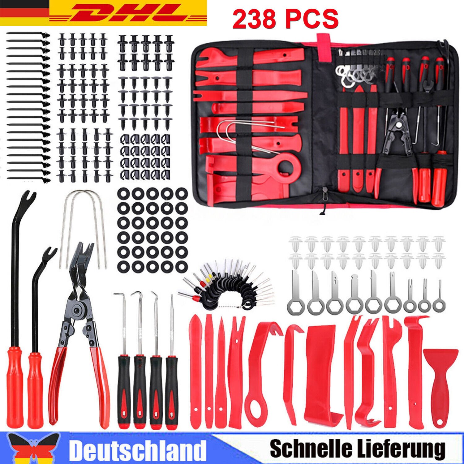 Main product image of Automotive Interior Trim Removal Tool Kit, 238-Piece