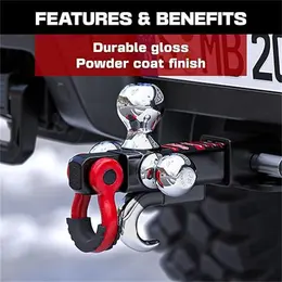 Product image of Automotive Tri-Ball Trailer Hitch Mount with Multiple Ball Sizes