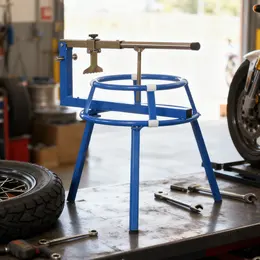 Product image of Motorcycle Tire Changing Stand, Steel, Adjustable Bead Popper, 16-24 Inch