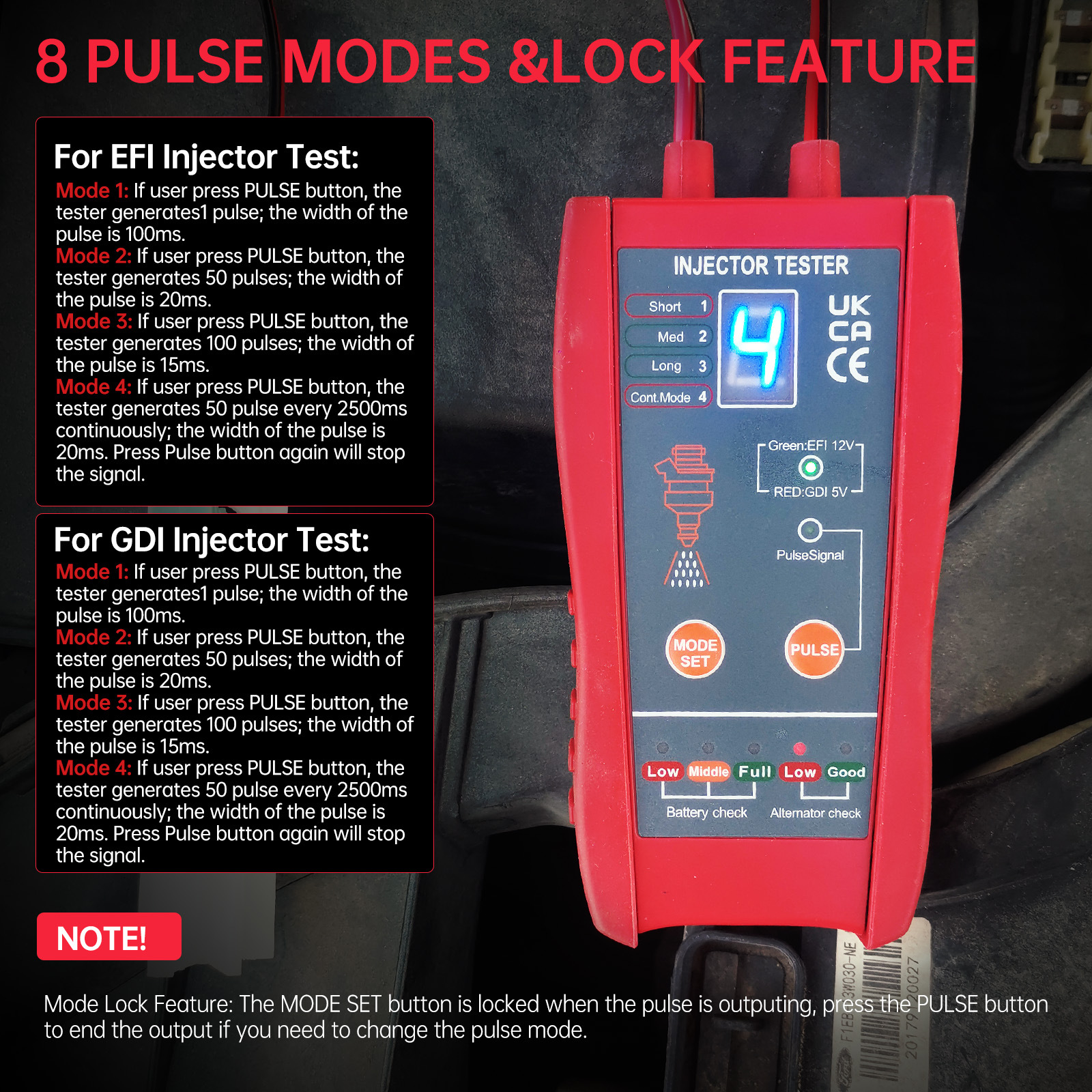 Main product image of Automotive Fuel Injector Detector and Tester Tool