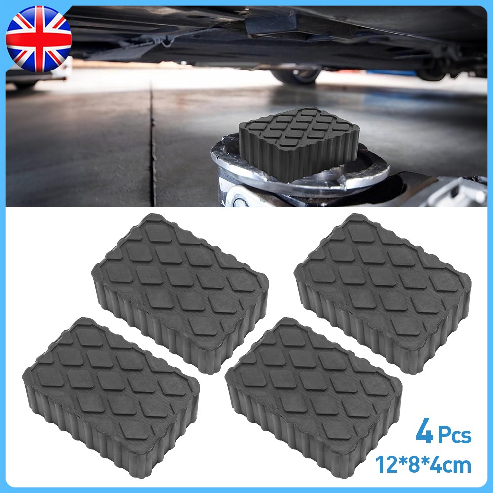 Main product image of Rubber Jacking Blocks for Scissor Car Lifts, Set of 4, 120x80x40mm