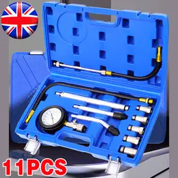 Product image of 11-Piece Petrol Engine Compression Tester Kit, Fuel Cylinder Pressure Gauge