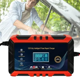 Product image of 12V 6A Automatic Battery Charger, GEL Lead-Acid, Pulse Repair, LCD