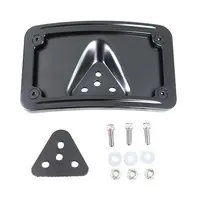 Product image of Black Curved Laydown Style License Plate Bracket