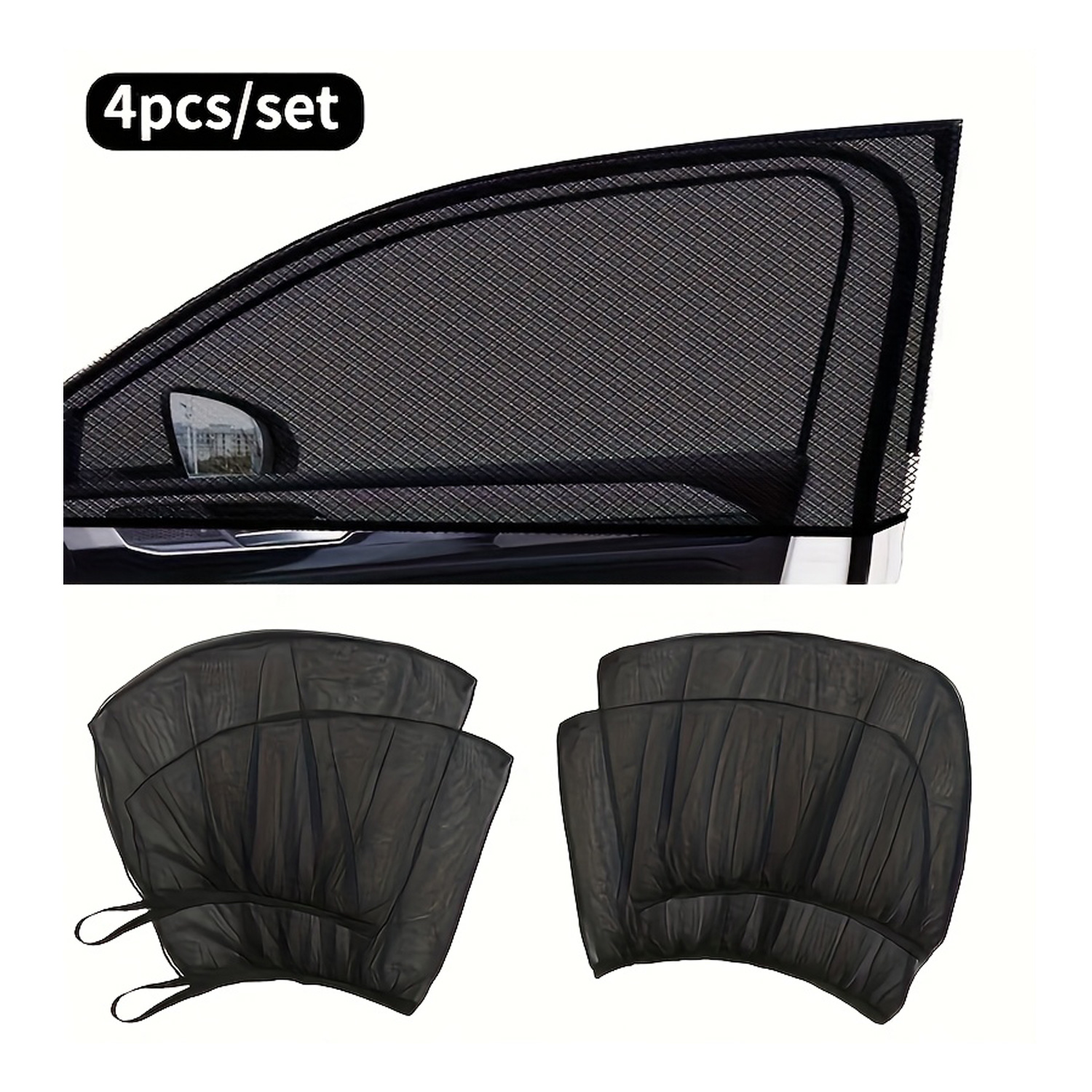 Main product image of Automotive Side Window Mesh Sunshade Curtain, UV Protection
