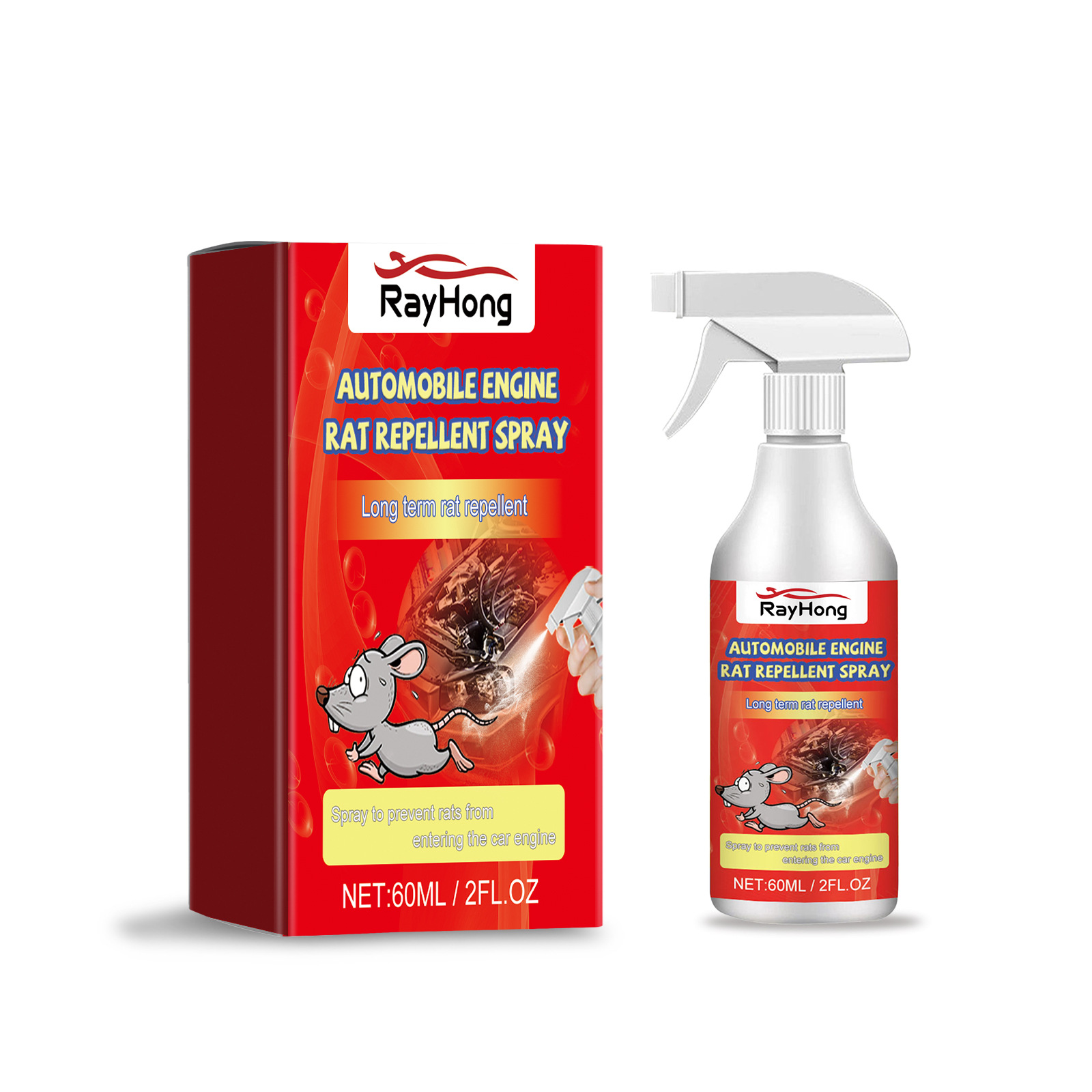 Main product image of Rayhong Rodent Repellent Spray for Car Engine Compartments