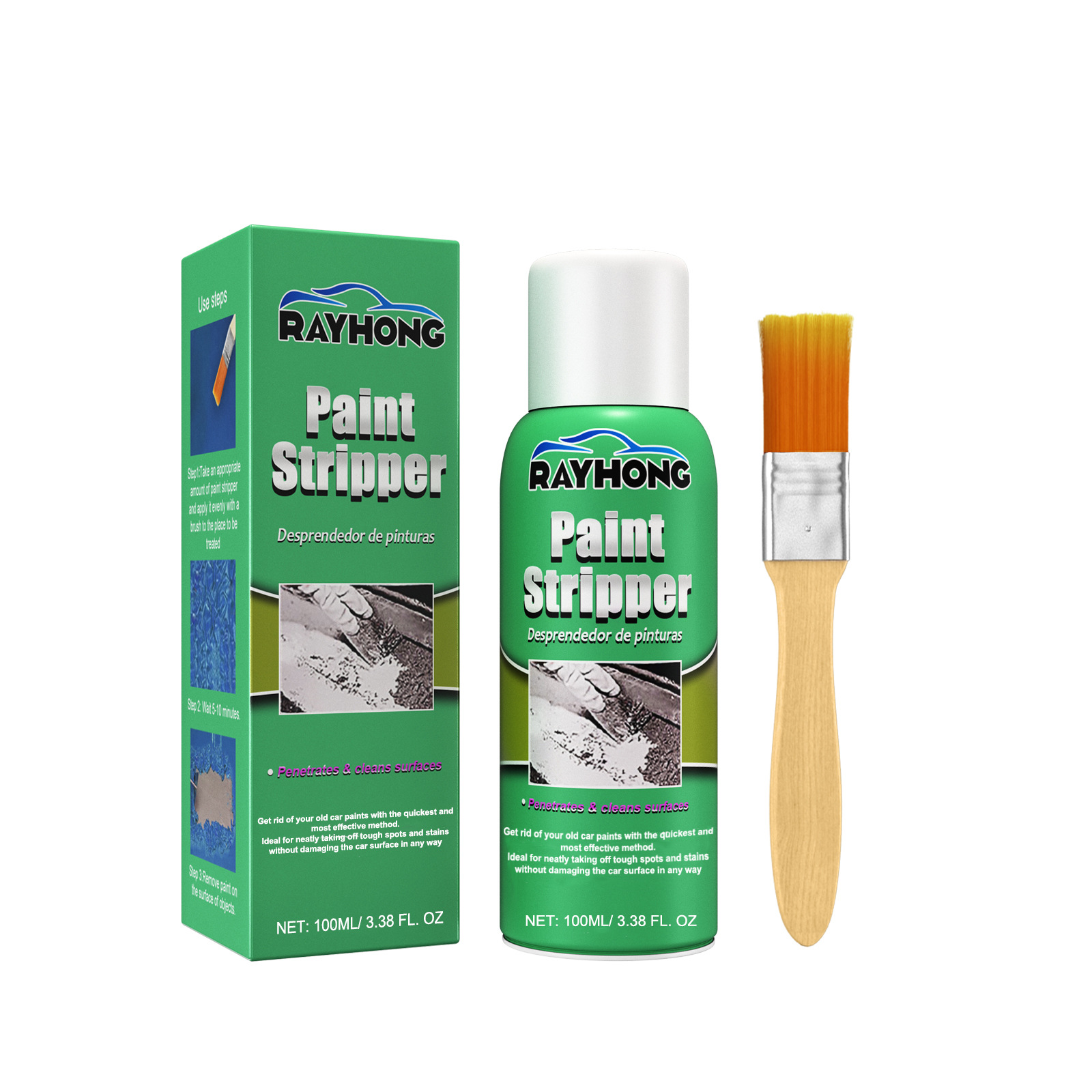 Main product image of Rayhong Paint Stripper, Metal Surfaces and Car Wheels