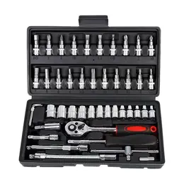 Product image of 46-Piece Socket Wrench Tool Set for General Mechanics