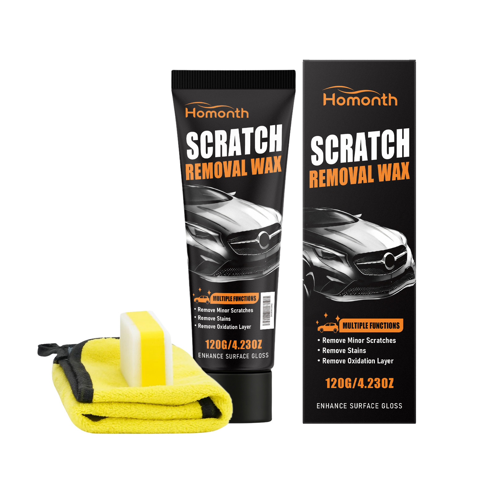 Main product image of HOMONTH Car Paint Scratch Care Kit for Cleaning, Polishing, Refurbishment