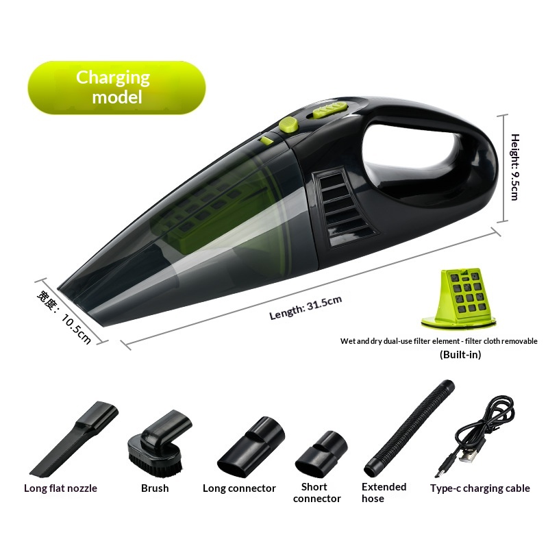 Main product image of Cordless Handheld Mini Wet Dry Vacuum Cleaner for Car and Household