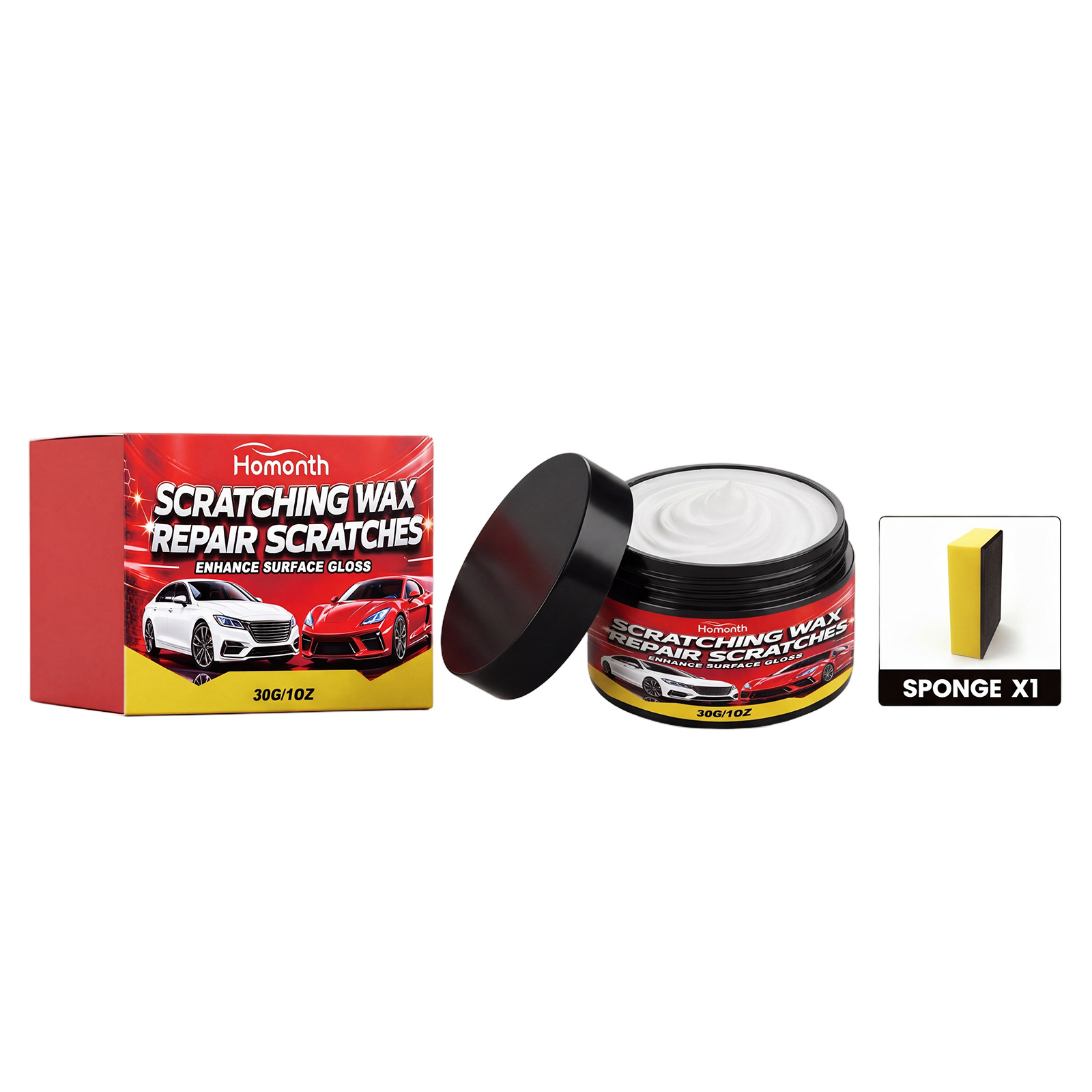 Main product image of HOMONTH Car Scratch Remover, Fine Scratch & Paint Polishing Cream