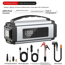 Product image of 3-in-1 Portable Cordless Car Starter and Tire Inflator