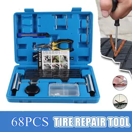 Product image of 68-Piece Tubeless Tire Puncture Repair Kit with Plug Strips