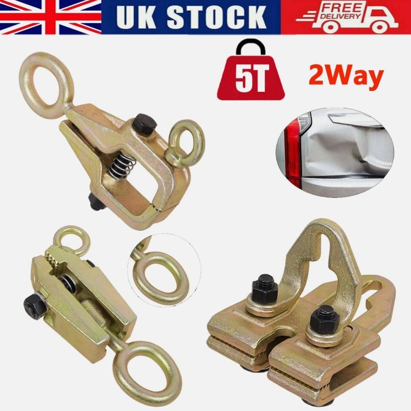 Main product image of 3-Piece 5-Ton Self-Tightening Auto Body Pull Clamp Set