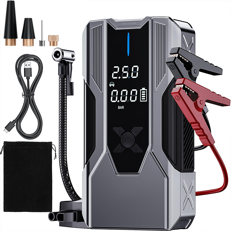 Main product image of Car Jump Starter with Air Compressor and 8000mAh Power Bank
