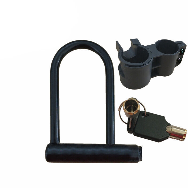 Main product image of U-Shaped Bike Lock with Heavy Duty Cable and Two Keys