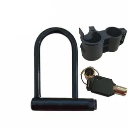 Product image of U-Shaped Bike Lock with Heavy Duty Cable and Two Keys