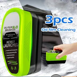 Product image of 3-Piece Automotive Glass Oil Film Cleaning Brush Kit