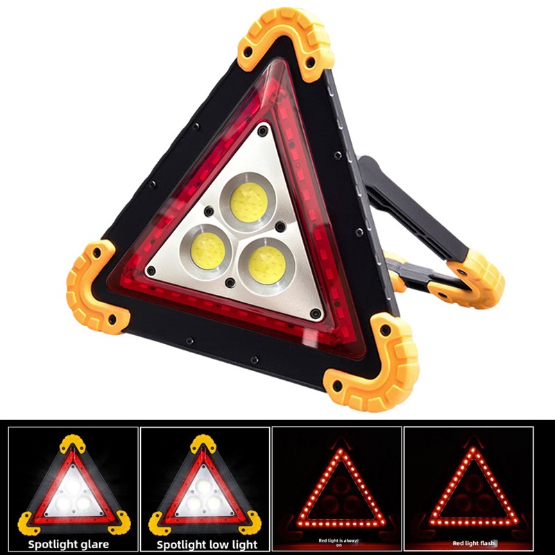 Main product image of 30W LED Emergency Warning Triangle, Red Light