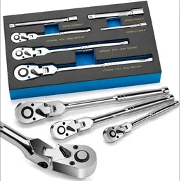 Product image of 6-Piece Flex Head Ratcheting Combination Wrench Set