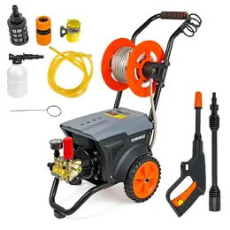 Product image of Electric Pressure Washer, 200 Bar, for Industrial Cleaning
