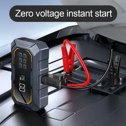 Product image of Automotive Jump Starter Power Bank with Air Compressor and LED Light
